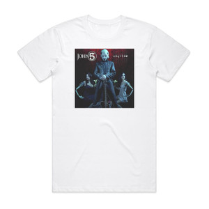 John 5 Requiem Album Cover T-Shirt White John 5 Requiem Album Cover T-Shirt White