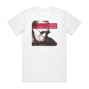 Jacek Skubikowski Jedyny Hotel W Miecie Album Cover T-Shirt White Jacek Skubikowski Jedyny Hotel W Miecie Album Cover T-Shirt White