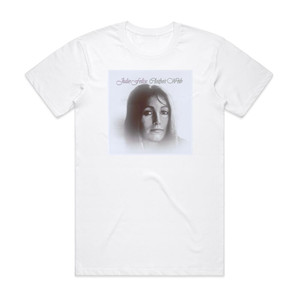 Julie Felix Clothos Web Album Cover T-Shirt White Julie Felix Clothos Web Album Cover T-Shirt White
