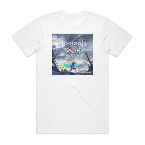 Joris de Man Horizon Zero Dawn The Frozen Wilds Album Cover T-Shirt White Joris de Man Horizon Zero Dawn The Frozen Wilds Album Cover T-Shirt White