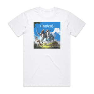 Joris de Man Horizon Zero Dawn Original Soundtrack Album Cover T-Shirt White Joris de Man Horizon Zero Dawn Original Soundtrack Album Cover T-Shirt White