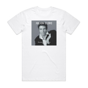 Julien Clerc Platinum Collection Album Cover T-Shirt White
