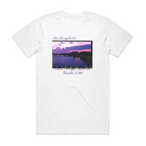 John McLaughlin Trio Live At The Royal Festival Hall Album Cover T-Shirt White