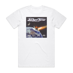 Joe Lynn Turner Slam Album Cover T-Shirt White Joe Lynn Turner Slam Album Cover T-Shirt White