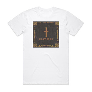 Joe Lynn Turner Holy Man Album Cover T-Shirt White Joe Lynn Turner Holy Man Album Cover T-Shirt White