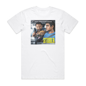 Joseph Trapanese Stuber Album Cover T-Shirt White Joseph Trapanese Stuber Album Cover T-Shirt White