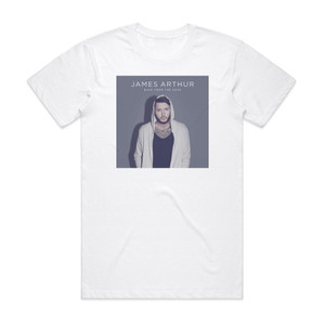 James Arthur Back From The Edge Album Cover T-Shirt White James Arthur Back From The Edge Album Cover T-Shirt White
