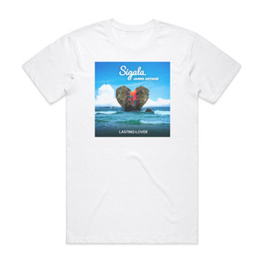 James Arthur Lasting Lover Album Cover T-Shirt White James Arthur Lasting Lover Album Cover T-Shirt White