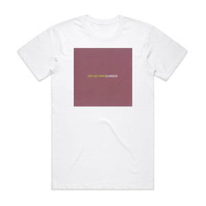 Joey Beltram Classics Album Cover T-Shirt White Joey Beltram Classics Album Cover T-Shirt White