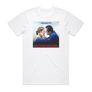 Jovanotti Baciami Ancora Album Cover T-Shirt White Jovanotti Baciami Ancora Album Cover T-Shirt White