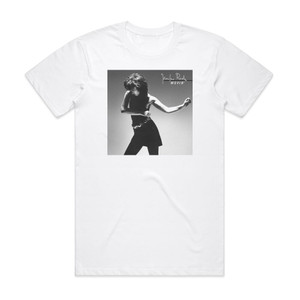 Jennifer Rush Movin 2 Album Cover T-Shirt White Jennifer Rush Movin 2 Album Cover T-Shirt White