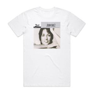 Joan Baez 20Th Century Masters The Millennium Collection The Best Of J Album Cover T-Shirt White Joan Baez 20Th Century Masters The Millennium Collection The Best Of J Album Cover T-Shirt White