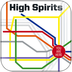 High Spirits You Are Here Album Cover Sticker High Spirits You Are Here Album Cover Sticker