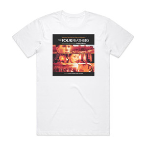 James Horner The Four Feathers Album Cover T-Shirt White James Horner The Four Feathers Album Cover T-Shirt White
