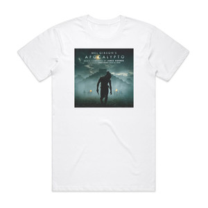 James Horner Apocalypto Album Cover T-Shirt White James Horner Apocalypto Album Cover T-Shirt White