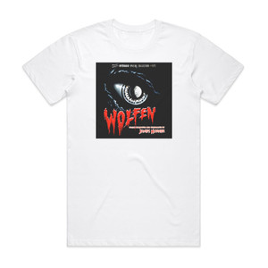 James Horner Wolfen Album Cover T-Shirt White James Horner Wolfen Album Cover T-Shirt White