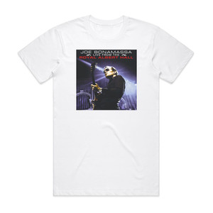 Joe Bonamassa Live From The Royal Albert Hall Album Cover T-Shirt White Joe Bonamassa Live From The Royal Albert Hall Album Cover T-Shirt White