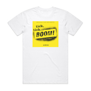 Jonathan Larson Tick Tick Boom Album Cover T-Shirt White Jonathan Larson Tick Tick Boom Album Cover T-Shirt White