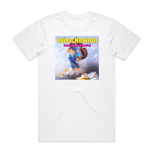 Juice Newton Angel Album Cover T-Shirt White Juice Newton Angel Album Cover T-Shirt White