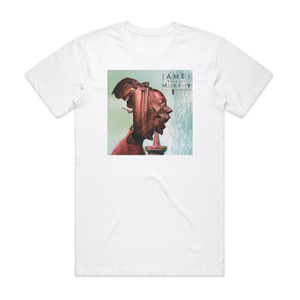James Murphy Feeding The Machine Album Cover T-Shirt White James Murphy Feeding The Machine Album Cover T-Shirt White
