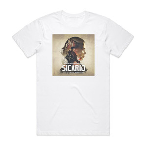 Johann Johannsson Sicario Original Motion Picture Soundtrack Album Cover T-Shirt White