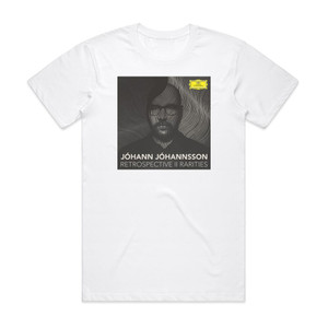 Johann Johannsson Retrospective Ii Album Cover T-Shirt White Johann Johannsson Retrospective Ii Album Cover T-Shirt White