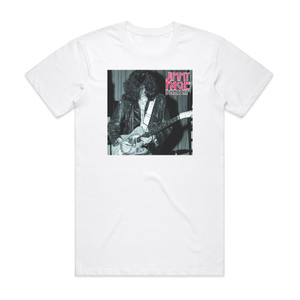Jimmy Page Burn Up Album Cover T-Shirt White Jimmy Page Burn Up Album Cover T-Shirt White