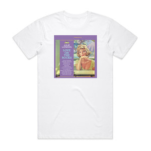 Julie London Love On The Rocks Album Cover T-Shirt White Julie London Love On The Rocks Album Cover T-Shirt White