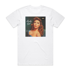 Julie London Lonely Girl Album Cover T-Shirt White Julie London Lonely Girl Album Cover T-Shirt White