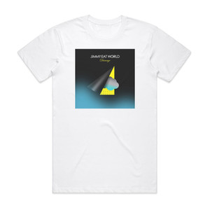 Jimmy Eat World Damage 1 Album Cover T-Shirt White Jimmy Eat World Damage 1 Album Cover T-Shirt White