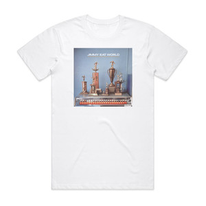 Jimmy Eat World Bleed American 1 Album Cover T-Shirt White Jimmy Eat World Bleed American 1 Album Cover T-Shirt White