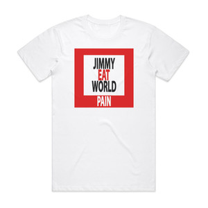 Jimmy Eat World Pain 3 Album Cover T-Shirt White