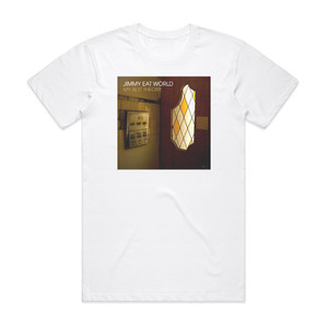 Jimmy Eat World My Best Theory Album Cover T-Shirt White Jimmy Eat World My Best Theory Album Cover T-Shirt White