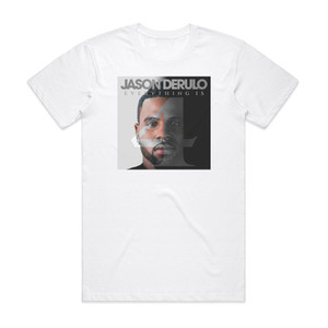Jason Derulo Everything Is 4 Album Cover T-Shirt White Jason Derulo Everything Is 4 Album Cover T-Shirt White