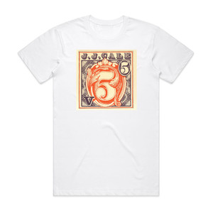 JJ Cale 5 Album Cover T-Shirt White JJ Cale 5 Album Cover T-Shirt White
