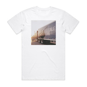 JJ Cale Live Album Cover T-Shirt White JJ Cale Live Album Cover T-Shirt White