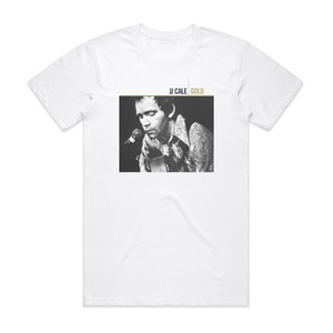 JJ Cale Gold Album Cover T-Shirt White JJ Cale Gold Album Cover T-Shirt White