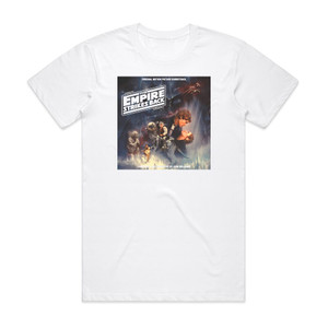 John Williams Star Wars The Empire Strikes Back 4 Album Cover T-Shirt White