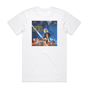 John Williams Star Wars Return Of The Jedi Album Cover T-Shirt White John Williams Star Wars Return Of The Jedi Album Cover T-Shirt White