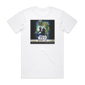 John Williams Star Wars Return Of The Jedi 2 Album Cover T-Shirt White John Williams Star Wars Return Of The Jedi 2 Album Cover T-Shirt White