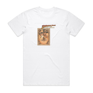 John Williams Indiana Jones And The Last Crusade Album Cover T-Shirt White John Williams Indiana Jones And The Last Crusade Album Cover T-Shirt White