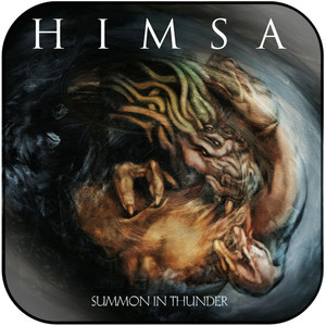 Himsa Summon In Thunder Album Cover Sticker Himsa Summon In Thunder Album Cover Sticker