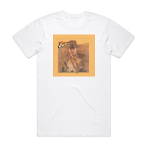 John Williams Raiders Of The Lost Ark 1 Album Cover T-Shirt White John Williams Raiders Of The Lost Ark 1 Album Cover T-Shirt White