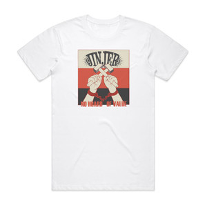 Jinjer No Hoard Of Value Album Cover T-Shirt White Jinjer No Hoard Of Value Album Cover T-Shirt White