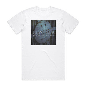 Jinjer Words Of Wisdom Album Cover T-Shirt White Jinjer Words Of Wisdom Album Cover T-Shirt White