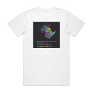 John Foxx and the Maths Analogue Circuit Live At The Roundhouse Album Cover T-Shirt White