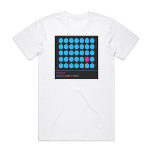 John Foxx and the Maths Evidence Album Cover T-Shirt White John Foxx and the Maths Evidence Album Cover T-Shirt White