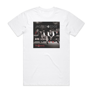 Jagged Edge The Remedy Album Cover T-Shirt White Jagged Edge The Remedy Album Cover T-Shirt White