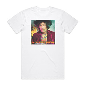 Jimi Hendrix Experience Hendrix The Best Of Jimi Hendrix Album Cover T-Shirt White Jimi Hendrix Experience Hendrix The Best Of Jimi Hendrix Album Cover T-Shirt White