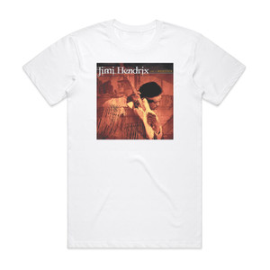 Jimi Hendrix Live At Woodstock 2 Album Cover T-Shirt White Jimi Hendrix Live At Woodstock 2 Album Cover T-Shirt White